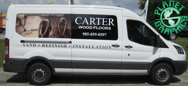Carter Wood Floors Van Planet Graphics