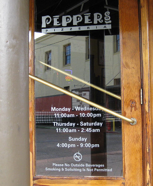 Vinyl Graphics, Peppers, Pizza, Houma, Thibodaux, Planet Graphics