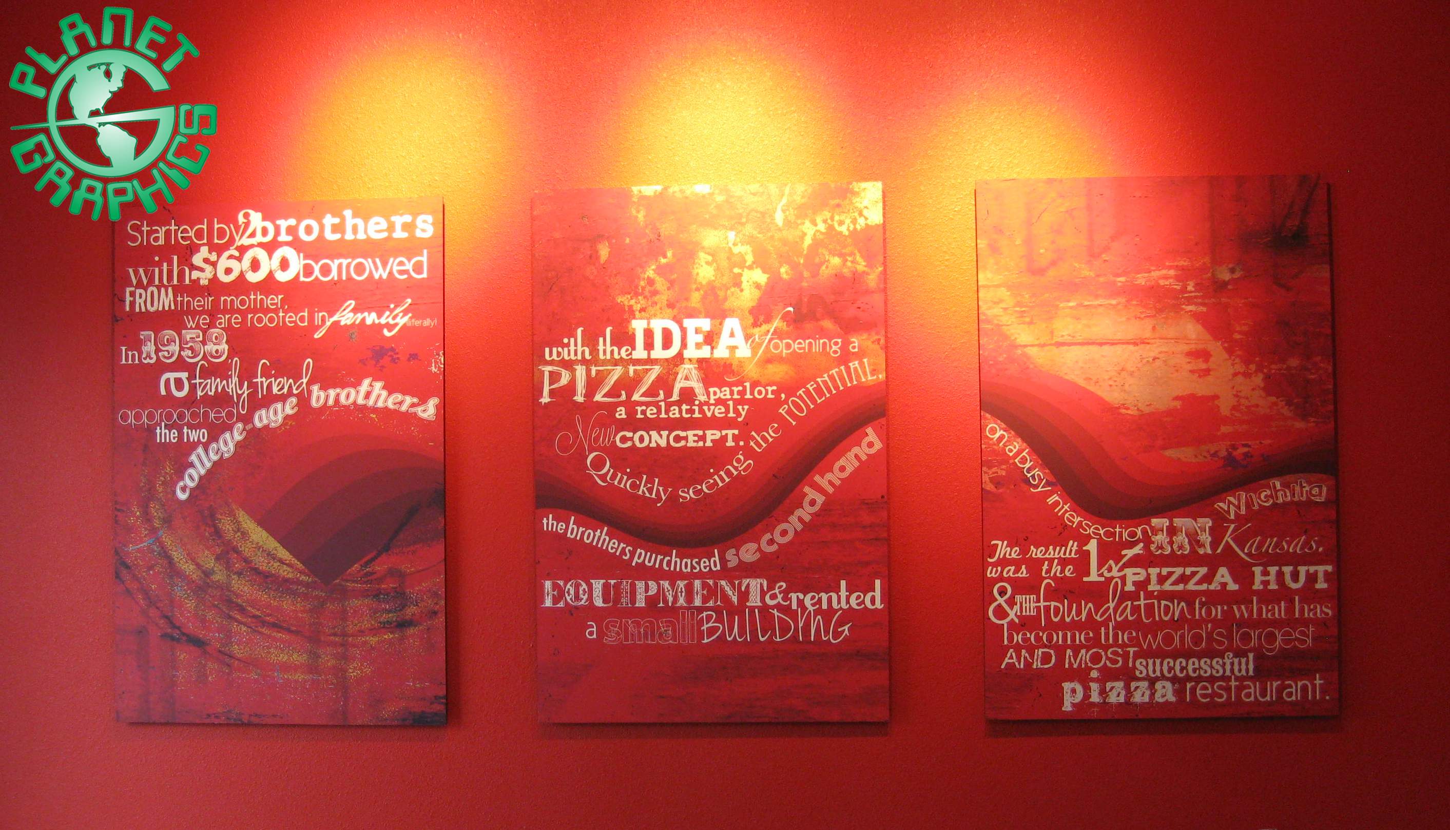 Pizza Hut, Morgan City, Planet Graphics